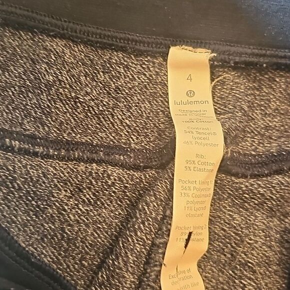 Lululemon heather blue jogger sweatpants size 4 - Picture 4 of 16